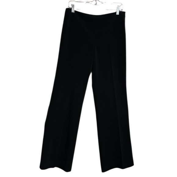 Ann Taylor Black Tailored Trouser Size 6 32x32 Fully Lined Career Black Pant - Picture 2 of 9